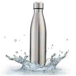 Silver Stainless Steel Bottle