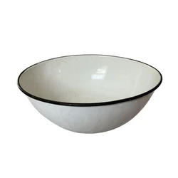 Round Enamel Basin