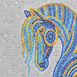 Seamless Glass Mosaic Tiles Unique Modern Design Mosaic Tile