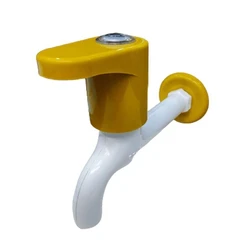 Yellow Plastic Water Tap