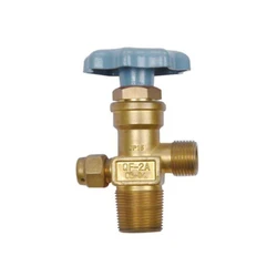 Brass L P G Valves Smooth Finish LPG Cylinder Spare Parts