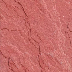 Unpolished Agra Red Sandstone Elegant Natural Red Sandstone