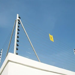 Blue Power Fence