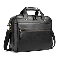 Premium Business Cases Unisex Classy Leather Briefcase