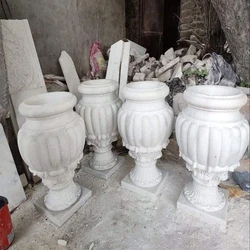 Marble Pots Carving