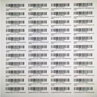 100 GSM A4 Barcode Label Sheet, Label Format A4 sheet Image