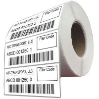 120 GSM Glossy Barcode Sticker, 50mm x 25mm Image
