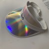 2024 summer uv protection silver pvc sun visor hat cap