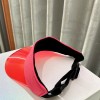 environmental pvc sun visor hat cap for men women