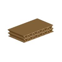 3 ply Corrugated Carton, Triple wall sheet structure