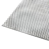 304 Grade Perforated Steel Sheet, Staggered pitch Image