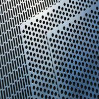 304 SS Perforated Metal Sheet, Customizable pitch