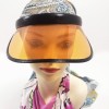environmental pvc sun visor hat cap for men women