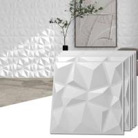 3D Diamond shaped wall tiles, Faceted angled Image