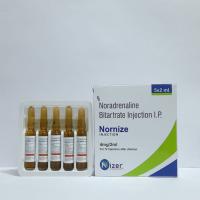 4 Mg Noradrenaline Bitartrate Injection, Vasopressor