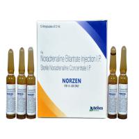 4 Mg Noradrenaline Bitartrate Injection, Vasopressor