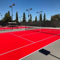 Acrylic court flooring 