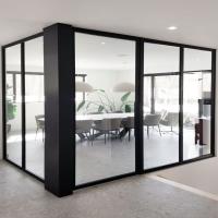 Aluminum Office Fixed Partition, Single or double door