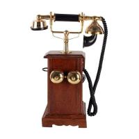 Antique Brown Telephone