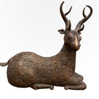 Antique Deer Statue