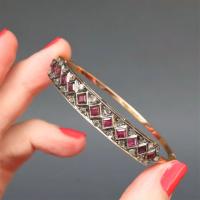 Antique Ruby Bracelet