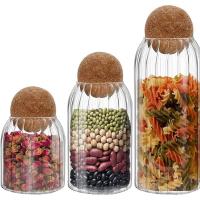 Ball Cork Glass Jar Lid, Wood material, 12l x 12w x 12h