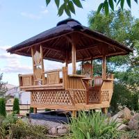 Bamboo Gazebos, Small size, bungalow, height 2.4m fit