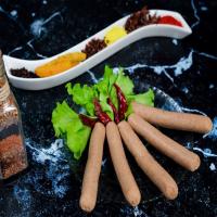Barbeque Veg Hotdog Image