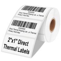 Barcode Adhesive Roll, Tear and chemical resistant Image