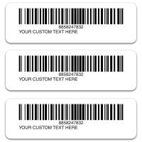 barcode Black Rectangle Stickers, 1x2 Inch, 400/Roll Image