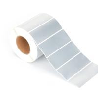 barcode Clear Sticker Roll, 2x1 Inch, Waterproof
