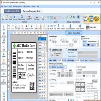 Barcode Medical Generator Software, Healthcare label Image