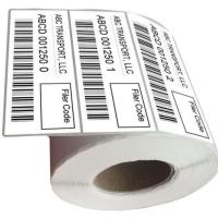 Barcode Paper Label, Glossy finish, uncoated paper