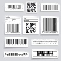 Barcode Pharma Labels, Tamper-evident cuts feature