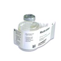 Barcode Pharma Labels, Tamper-evident cuts feature