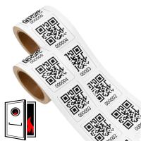 barcode QR Code Stickers, Glossy, 500/Roll