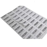 Barcode Sticker A4 Sheet, highly readable text Image