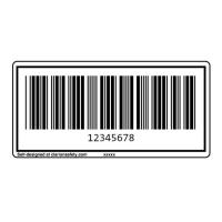 Barcode Sticker Design, Glossy Surface Finish Image