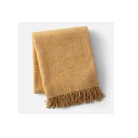 Basket Weave Woolen Throw 