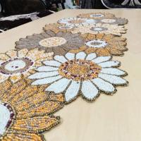 Beaded Table Runner