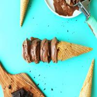 Belgian Chocolate Cone, Superior fruits & nuts