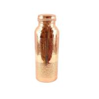 Buy Screw Cap Plain Polished Copper Water Bottle Online