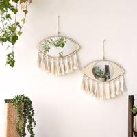 Round Decorative Evil Eye Wall Hanging Antique Mirror