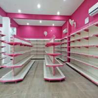 Big Vegetable Shop Rack, Power coated surface finish