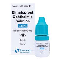 Bimatoprost Ophthalmic Eye Drops, Prostaglandin analog