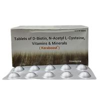 Biotin N-Acetyl Cysteine Tablet, Keratin production aid