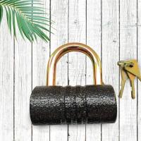 Black Iron Door Lock, Colour coated, Size, Usage