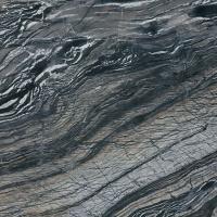 Black Wave Marble Smooth Surface Finish Black Floor Marble Image