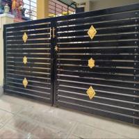 Black Ms Grill Gate, Polished, 10 mm thick, Modern