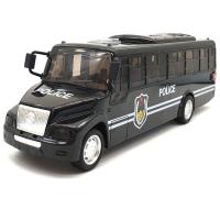 Black Plain Toy Bus